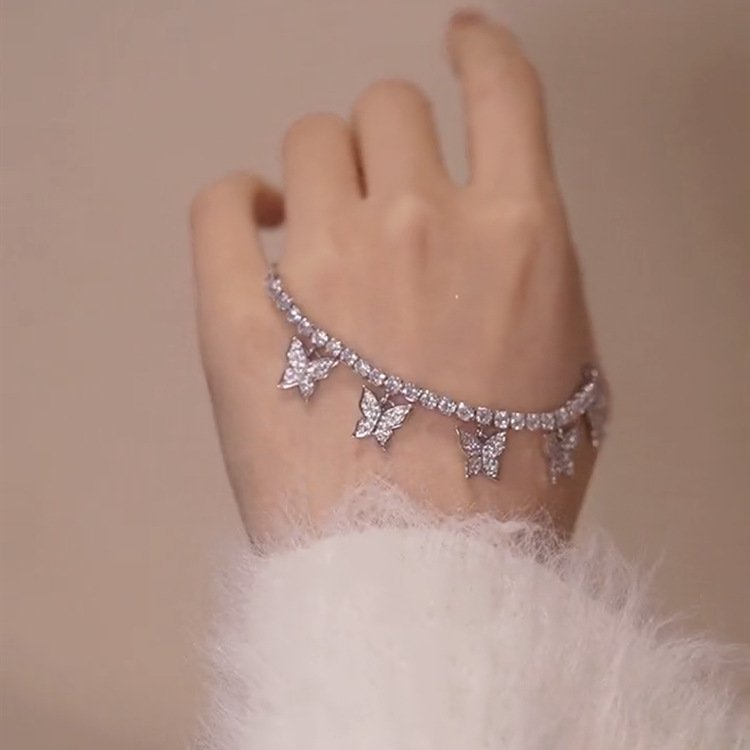 Camelia Butterfly Tennis Bracelet - emmy-rae-jewels.com