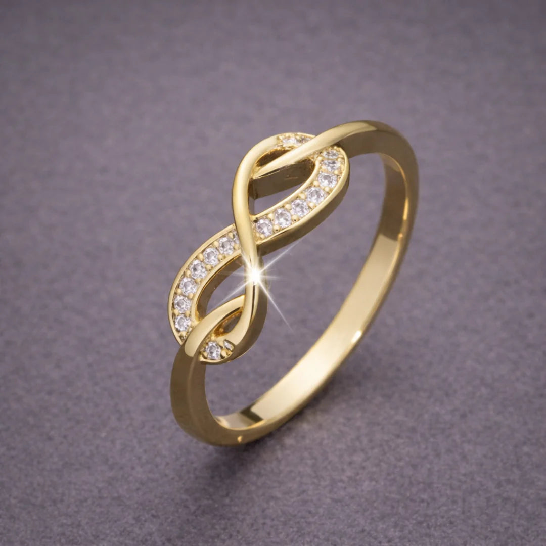 Infinity Gold Chain Ring