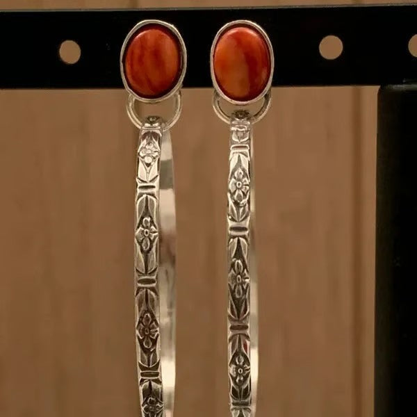 Boho Vintage Onyx Earrings - emmy-rae-jewels.com