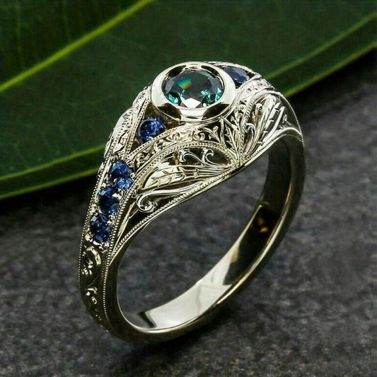 Windsor Azure Ring Cubic Zirconia