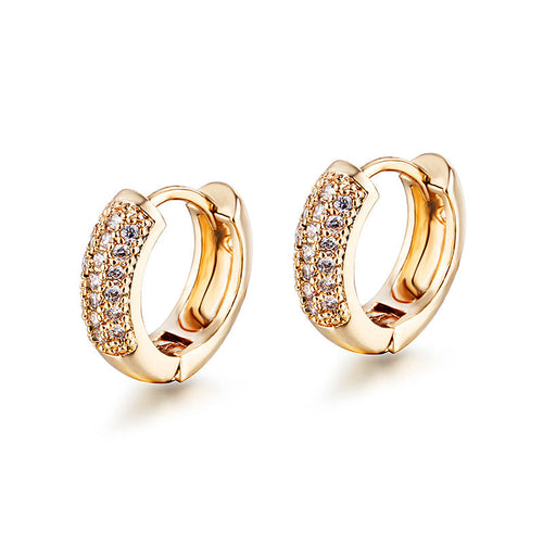 Clementine Hug Hoop Gold Earrings - emmy-rae-jewels.com