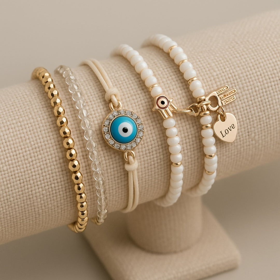 Hamsa Bracelet Bundle - emmy-rae-jewels.com