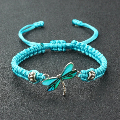 Dragonfly Dreams Handwoven Bracelet - emmy-rae-jewels.com