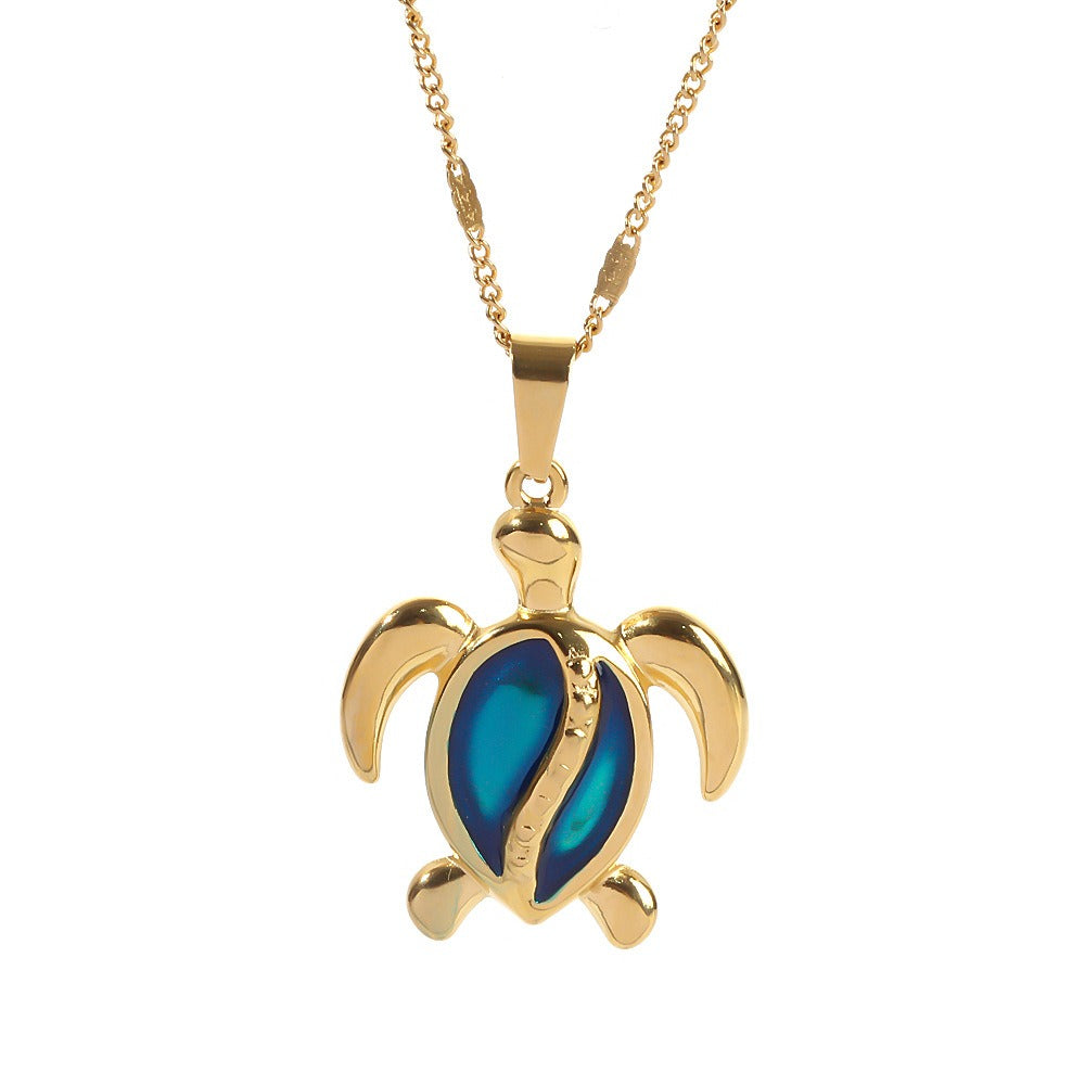 Ocean Dreams Blue Turtle Necklace - emmy-rae-jewels.com