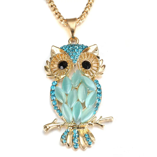 Golden Owl Necklace - emmy-rae-jewels.com