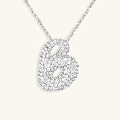 Hailey Bubble Initial Necklace - emmy-rae-jewels.com