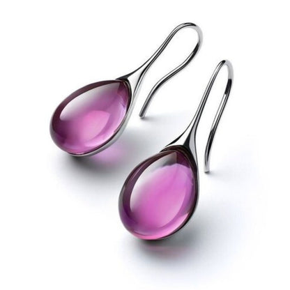 Crystal Drop Earrings in Gold and Silver - emmy-rae-jewels.com