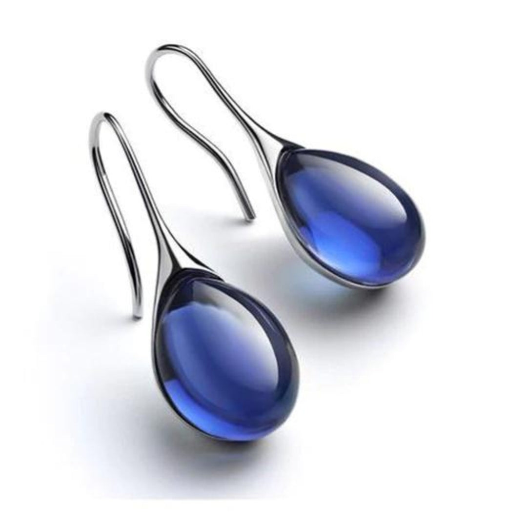 Crystal Drop Earrings in Gold and Silver - emmy-rae-jewels.com