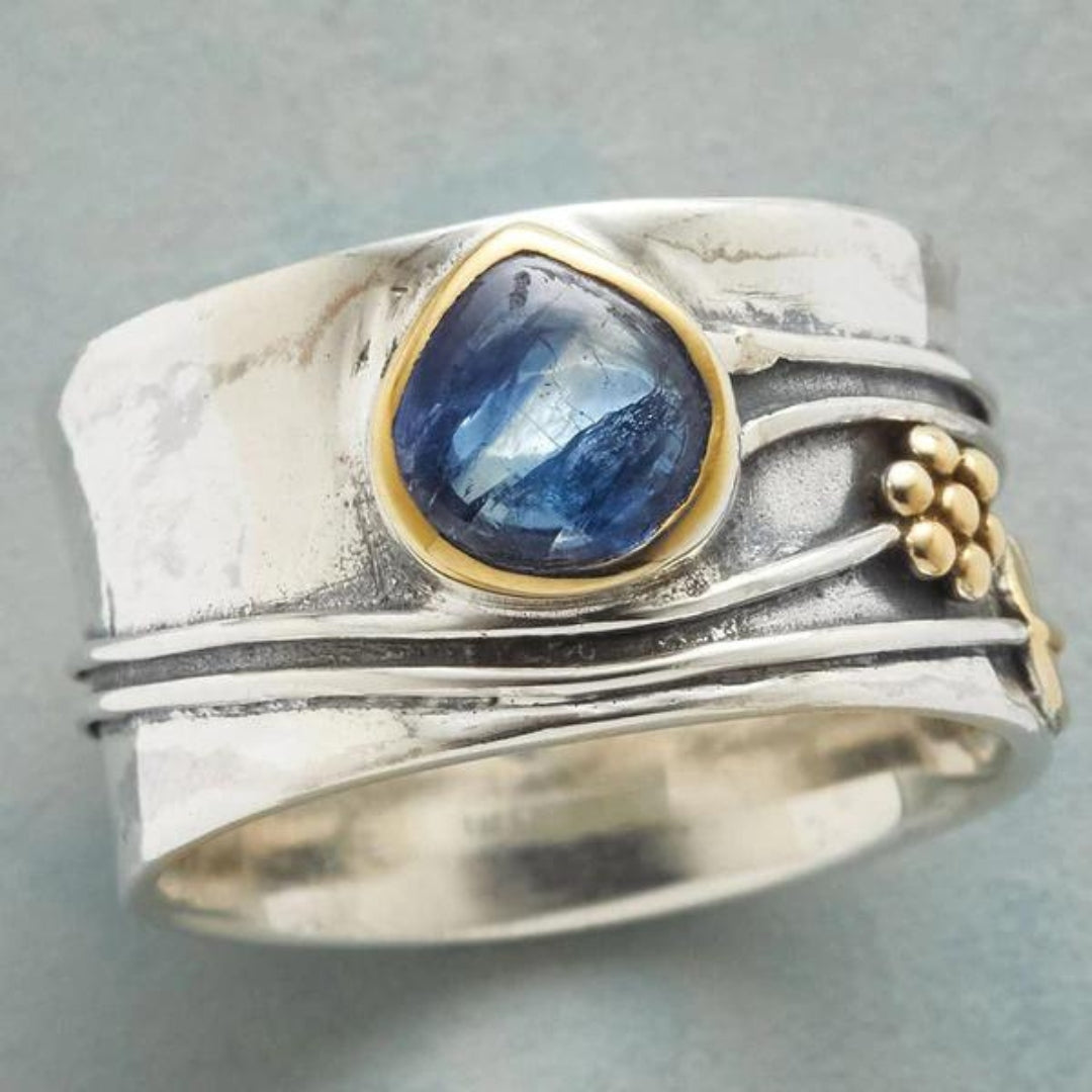 Bohemian Gemstone Meditation Ring - emmy-rae-jewels.com