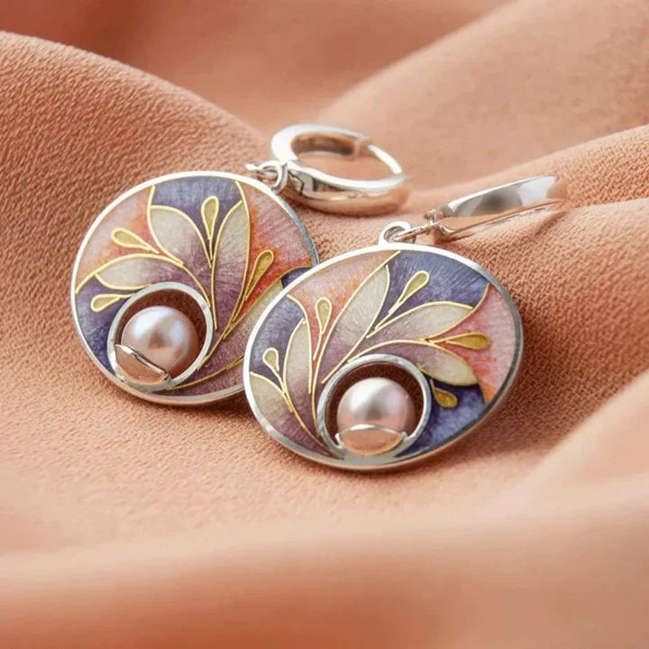 Acrylic Earrings with Pearls - emmy-rae-jewels.com