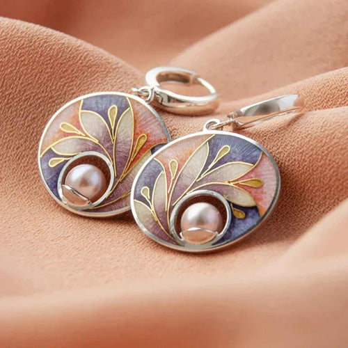 Acrylic Earrings with Pearls - emmy-rae-jewels.com