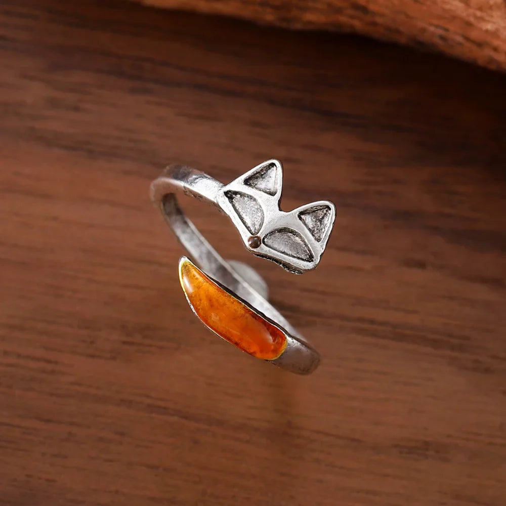 Vintage Fox Spirit Ring - emmy-rae-jewels.com