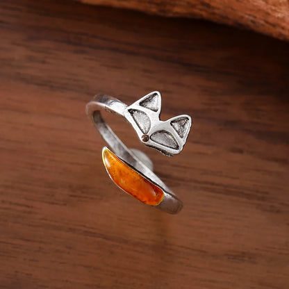 Vintage Fox Spirit Ring - emmy-rae-jewels.com