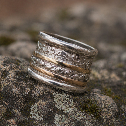 Vintage Gold and Silver Ring