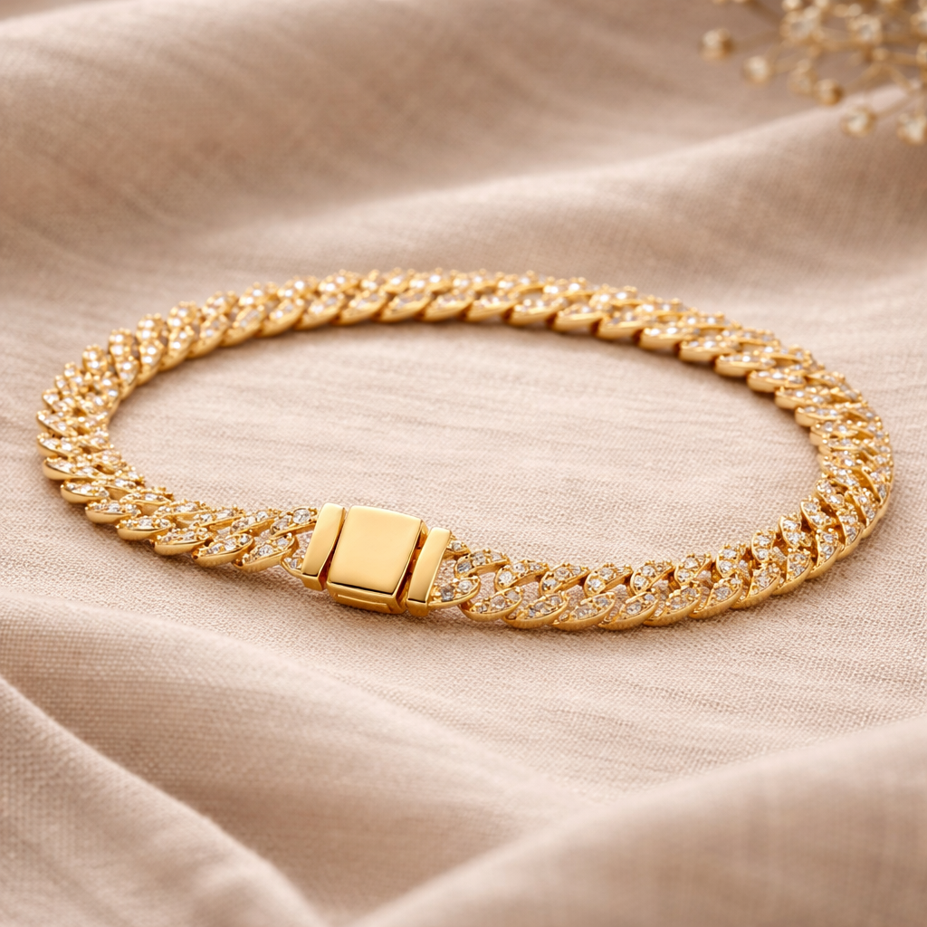 Moissanite Cuban Bracelet