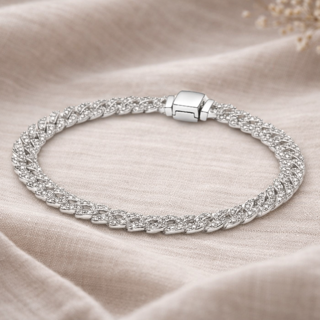 Moissanite Cuban Bracelet