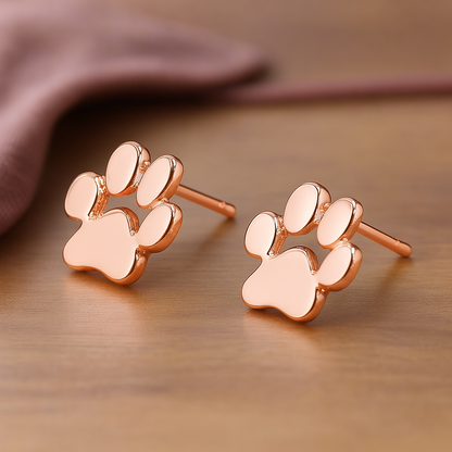 Hypoallergenic Paw Earrings – Made of Stainless Steel - emmy-rae-jewels.com