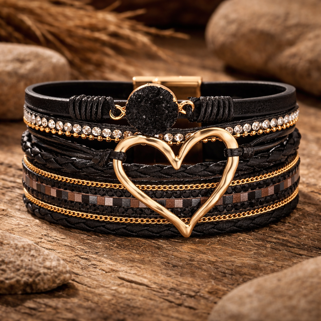 Bohemian Multi-Layer Leather Bracelet