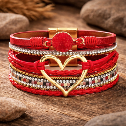 Bohemian Multi-Layer Leather Bracelet