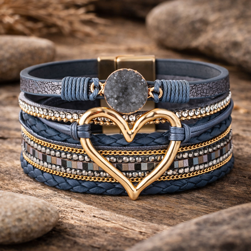 Bohemian Multi-Layer Leather Bracelet