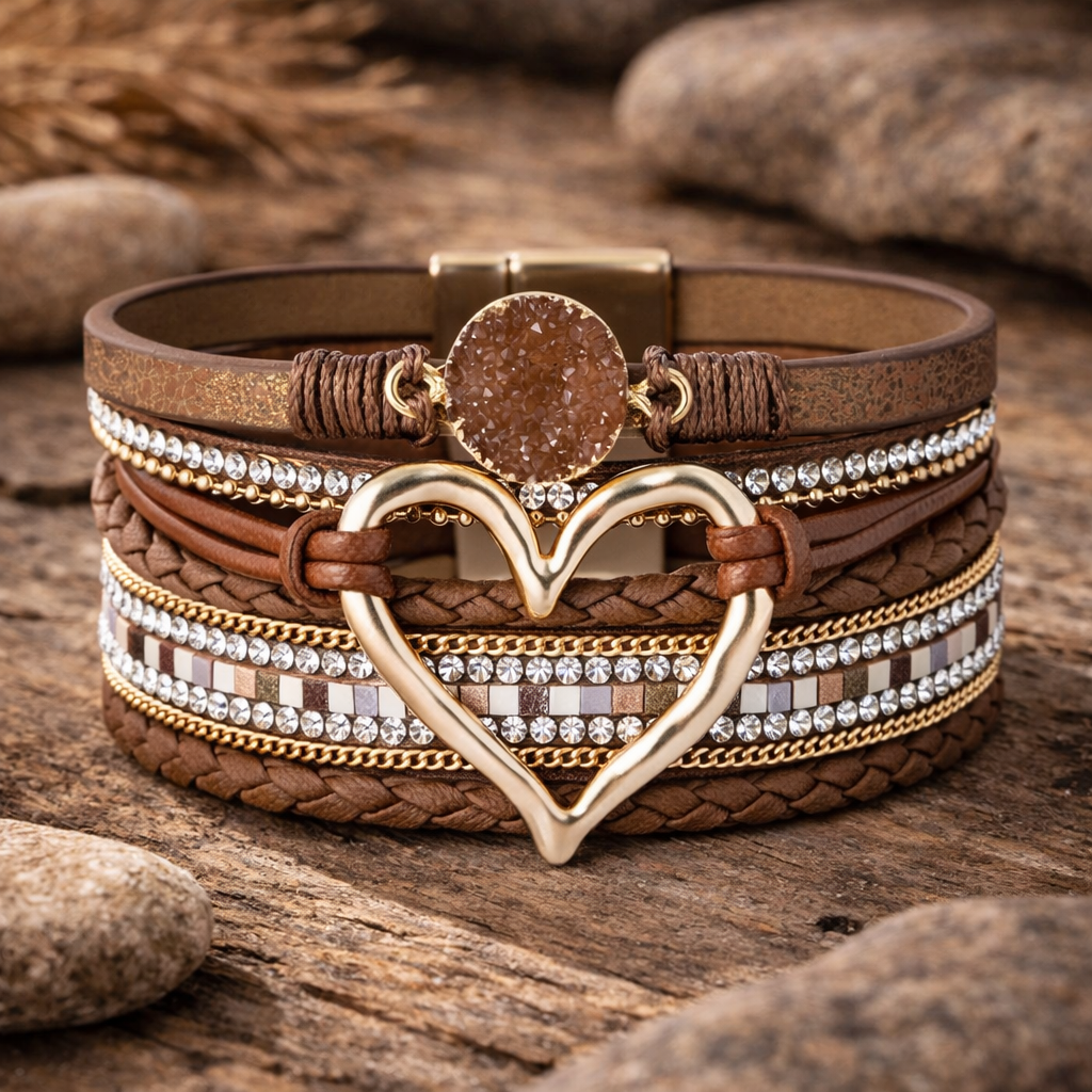 Bohemian Multi-Layer Leather Bracelet