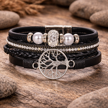 Tree of Life Rhinestone Bracelet