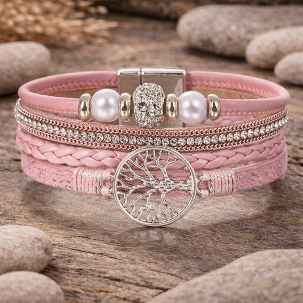 Tree of Life Rhinestone Bracelet