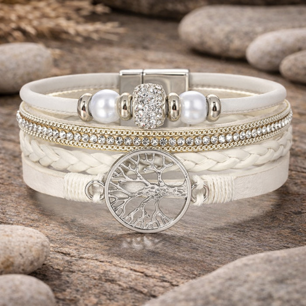 Tree of Life Rhinestone Bracelet