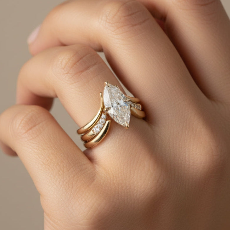 Drop Crown Gold Ring - emmy-rae-jewels.com