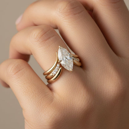 Drop Crown Gold Ring - emmy-rae-jewels.com