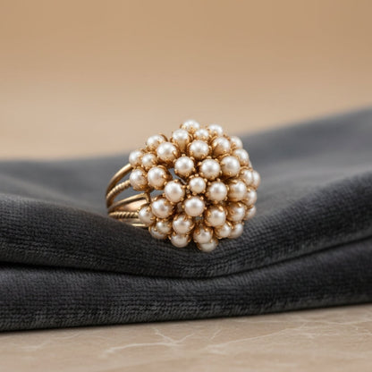 Inlaid Pearls Ring - emmy-rae-jewels.com