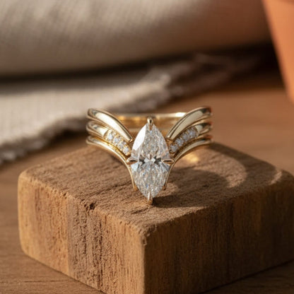 Drop Crown Gold Ring - emmy-rae-jewels.com