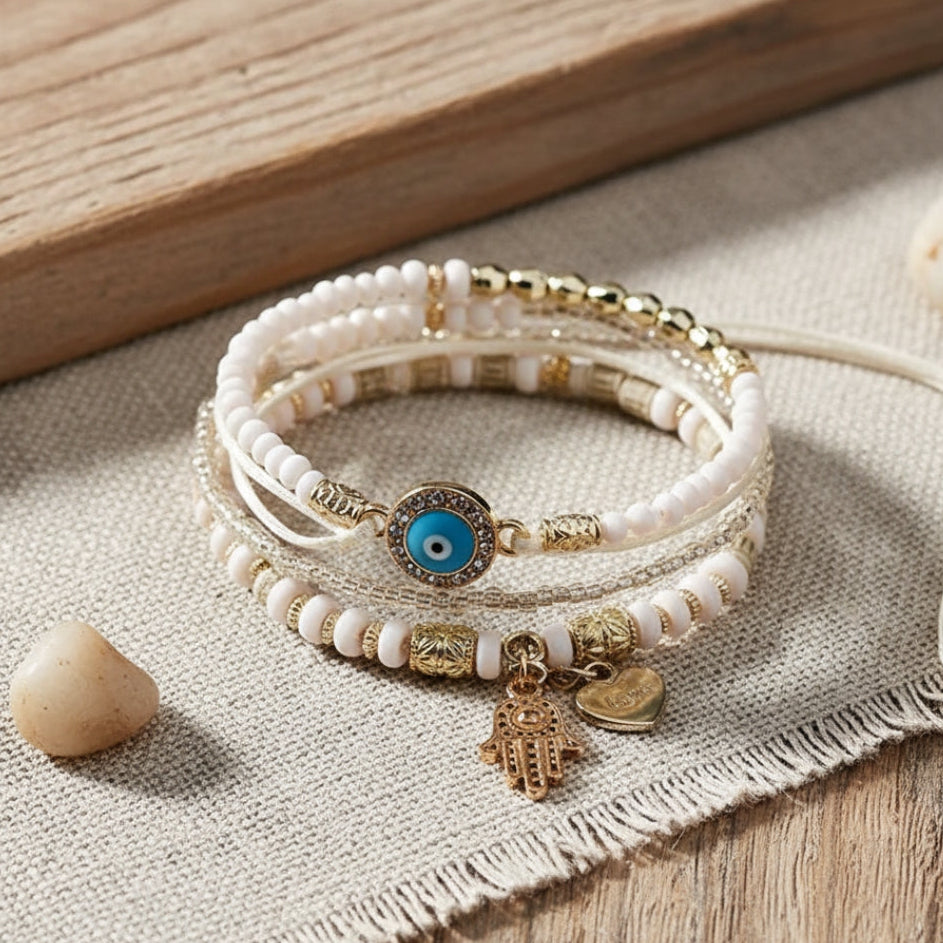 Hamsa Bracelet Bundle - emmy-rae-jewels.com