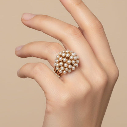 Inlaid Pearls Ring - emmy-rae-jewels.com