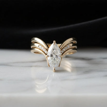 Drop Crown Gold Ring - emmy-rae-jewels.com