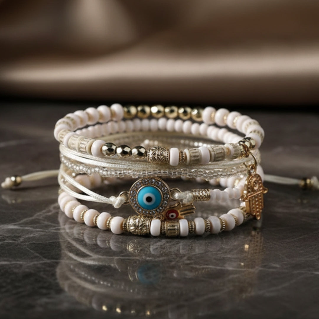 Hamsa Bracelet Bundle - emmy-rae-jewels.com