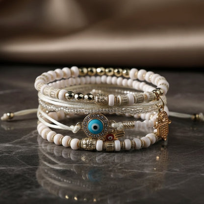 Hamsa Bracelet Bundle - emmy-rae-jewels.com