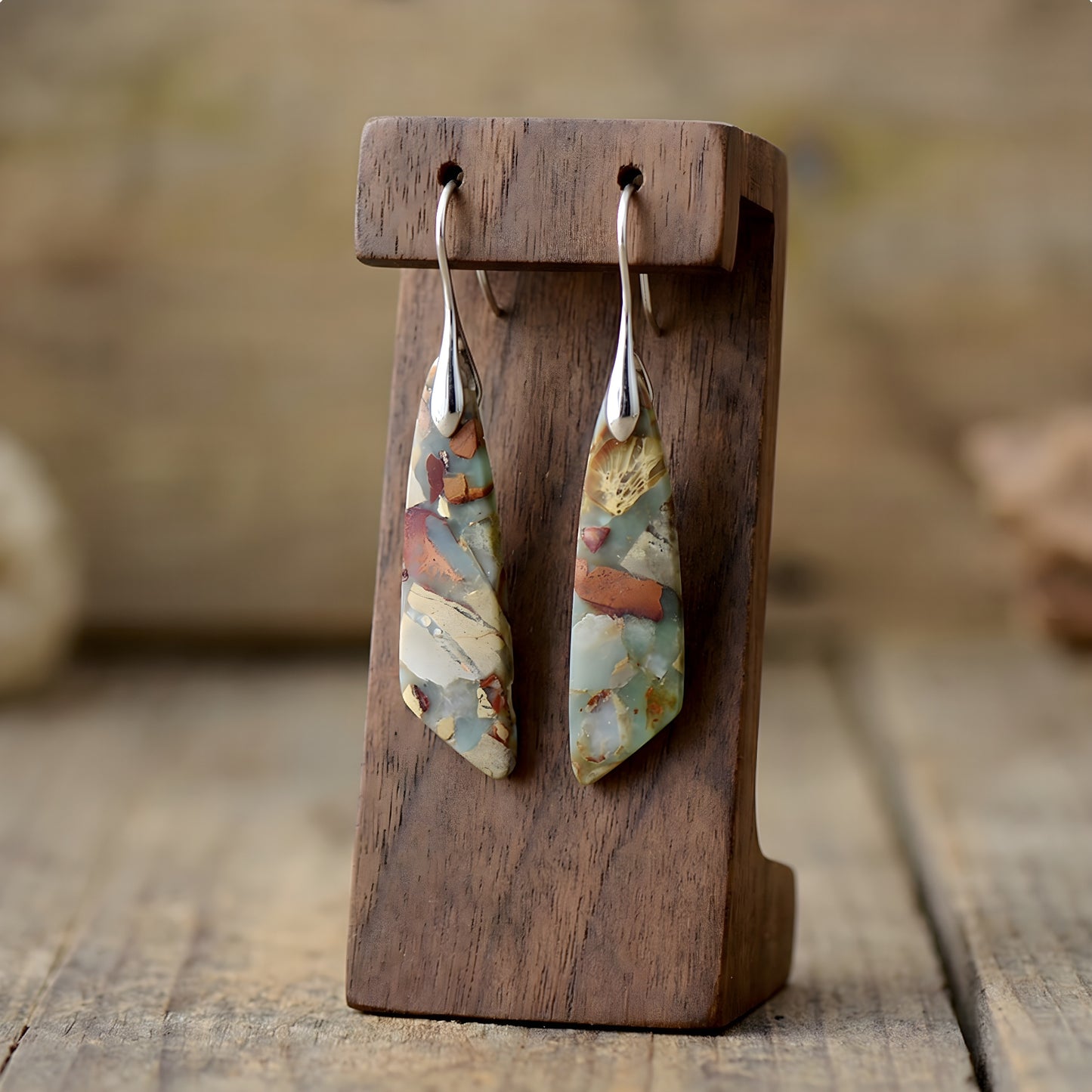 Vintage Nature Stone Earrings