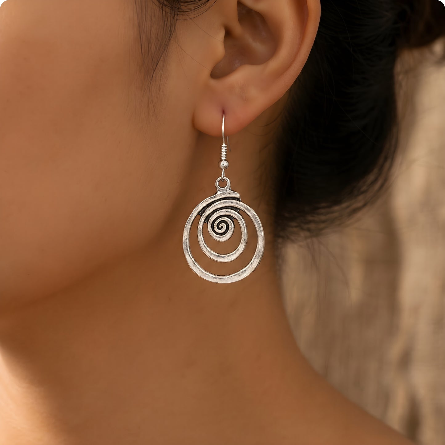 Spiraal Necklace and Earrings Set