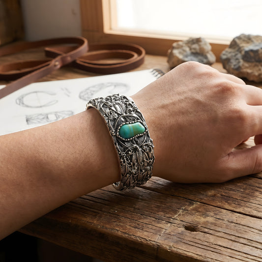 Vintage Turquoise Stone Bracelet