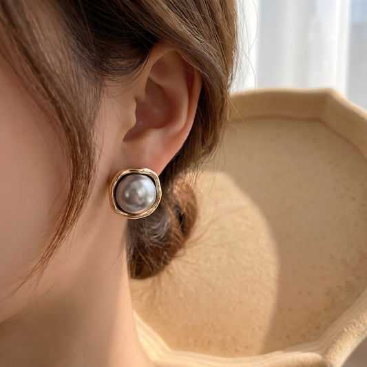 Elegant Vintage Pearl Earrings