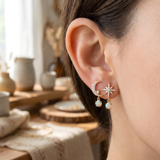 Star Classic Pearl Earrings