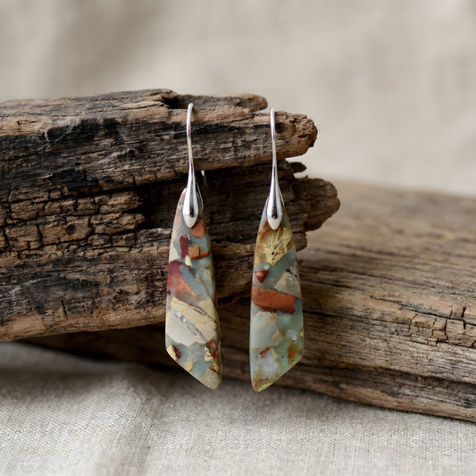 Unique Natural Stone Earrings