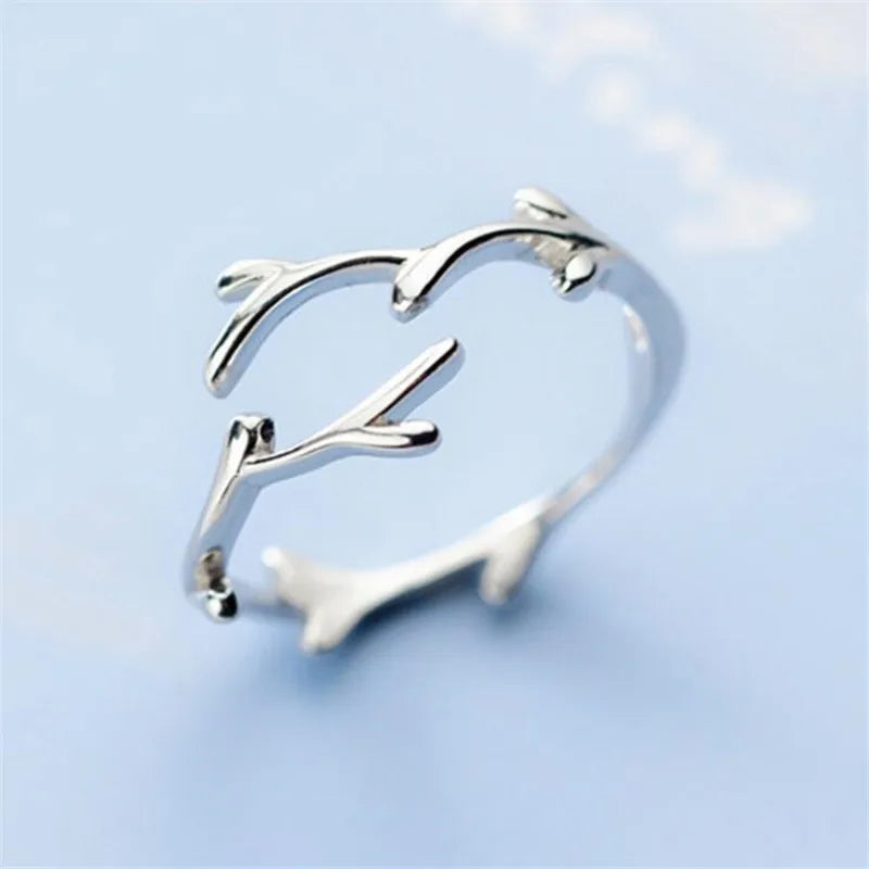 Sterling Silver Branch Ring - emmy-rae-jewels.com