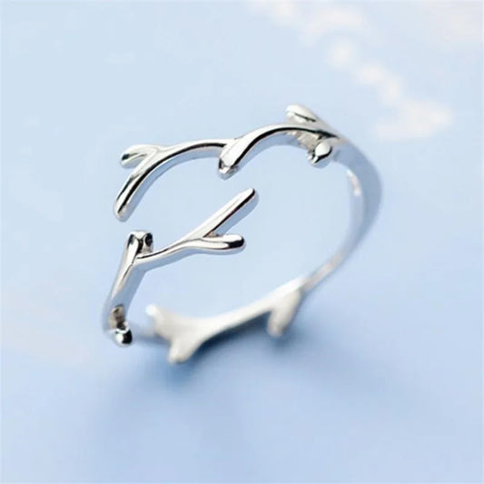 Sterling Silver Branch Ring - emmy-rae-jewels.com