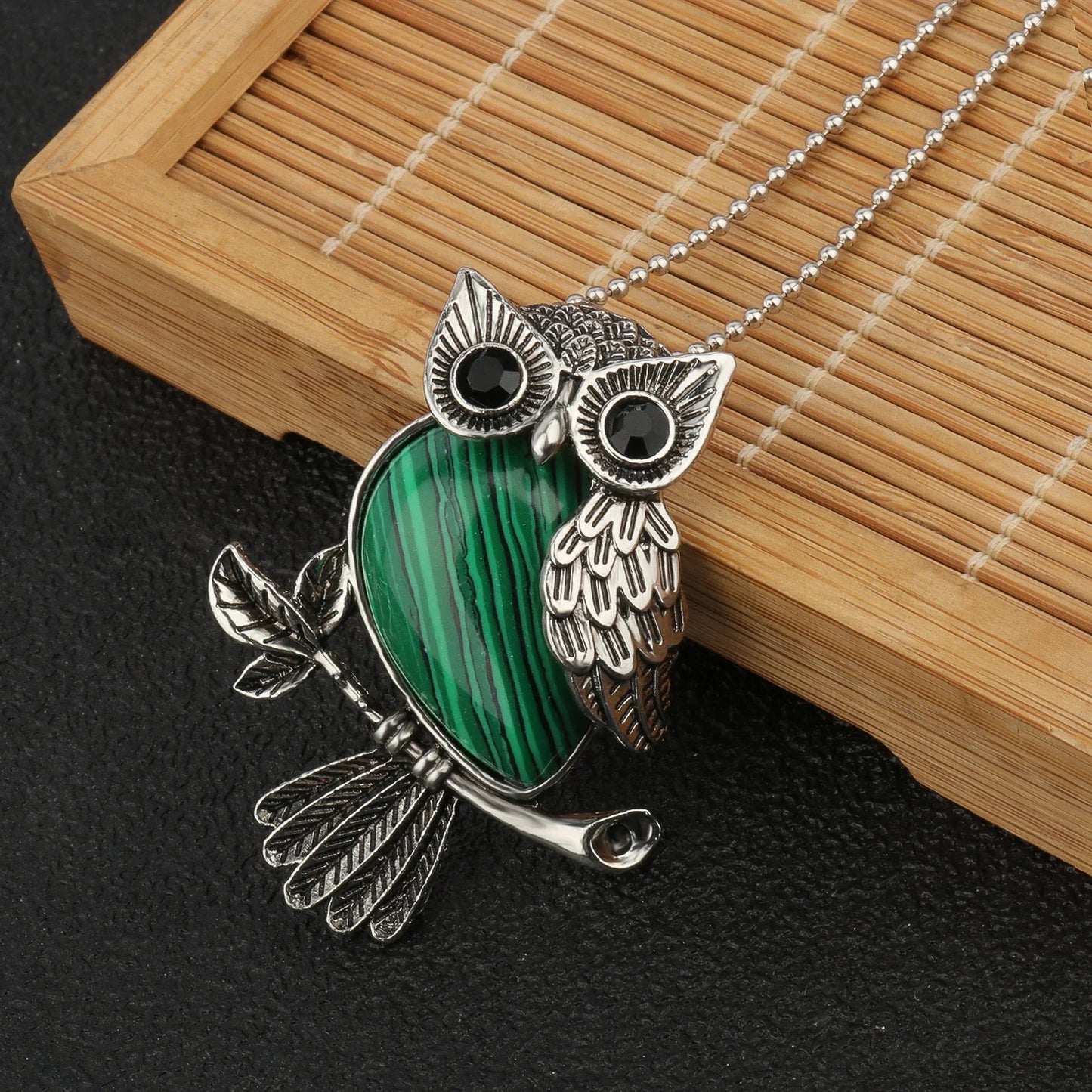 Crystal Owl Wisdom Pendant Necklace - emmy-rae-jewels.com