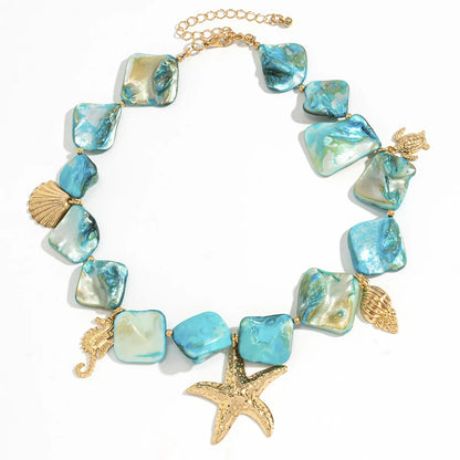 Ocean Dreams Blue Necklace - emmy-rae-jewels.com