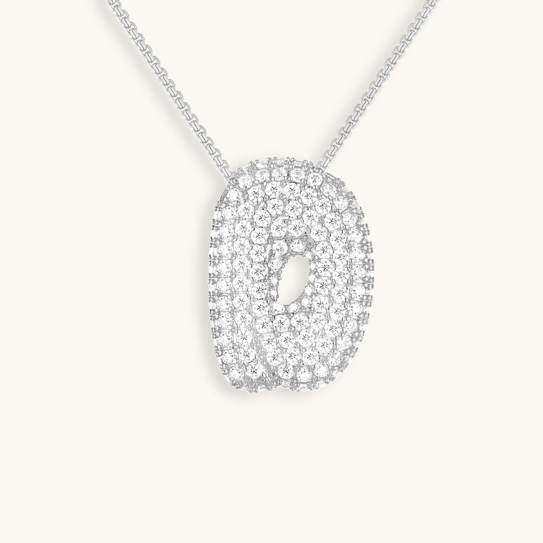 Hailey Bubble Initial Necklace - emmy-rae-jewels.com