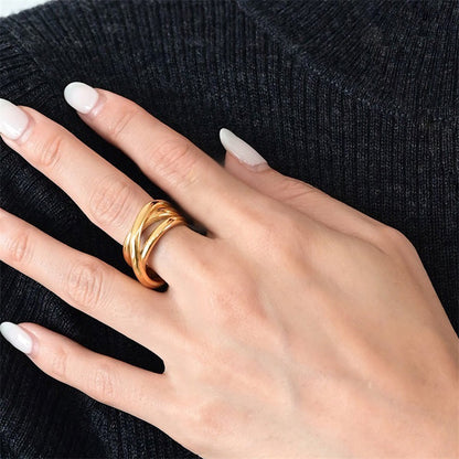 Delicate Disruption Layered Ring - emmy-rae-jewels.com