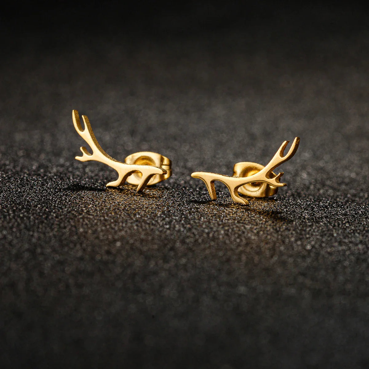 Deer Antler Stud Earrings - emmy-rae-jewels.com
